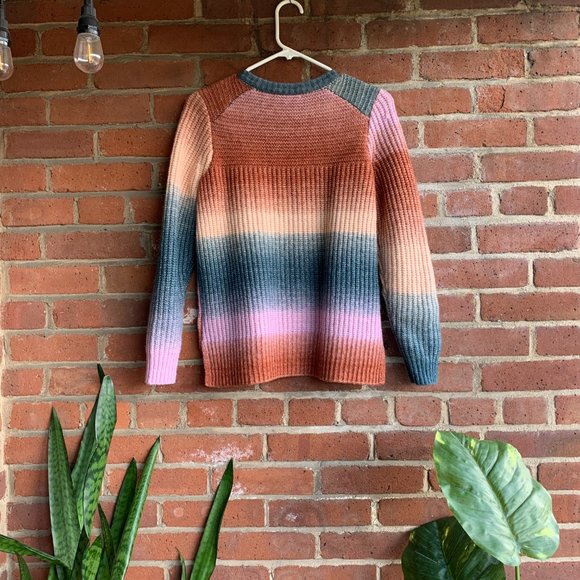 Madewell Colorful Shoulder Pullover Sweater Size S - Picture 2 of 7